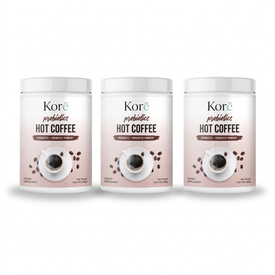 3 Pack Bella All Natural Probiotics Hot Coffee