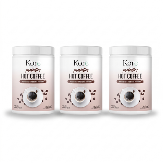 3 Pack Bella All Natural Probiotics Hot Coffee