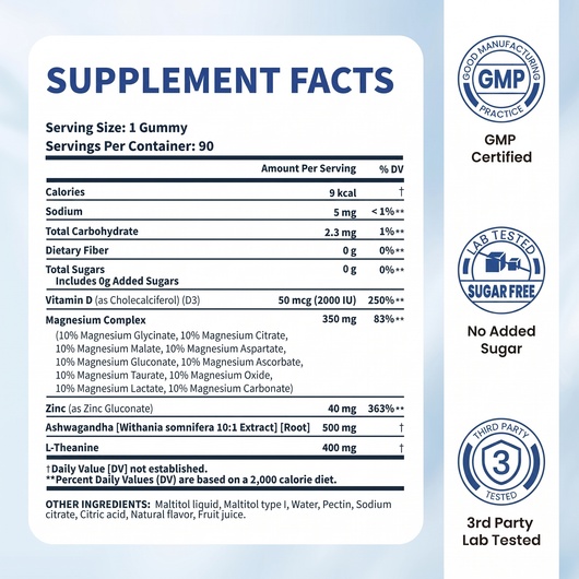 Korē Calm Complex — Magnesium Gummies